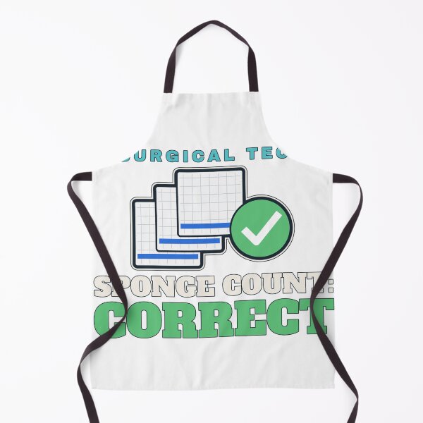 Item preview, Sponge Count Correct Funny Surgical Tech Gift designed and sold by ArtfulPixel.