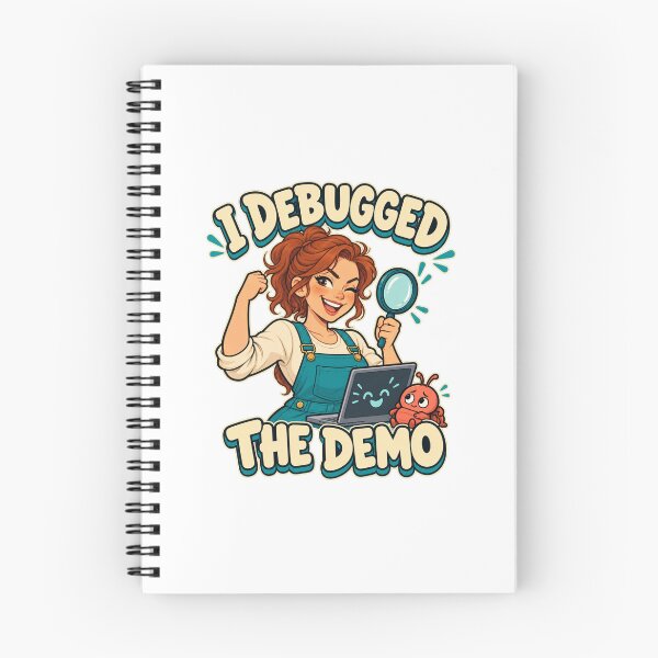 Item preview, I Debugged the Demo — Women in Tech Humor designed and sold by QOT Studios.