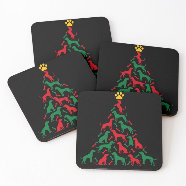 Item preview, Funny American English Coonhound Dog Christmas Tree Paw Xmas Mom Dad designed and sold by FurryHavenPH.