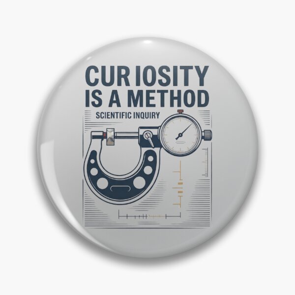 Item preview, Curiosity Is a Method Scientific Inquiry Art designed and sold by Amr Darwish Graphic designer.