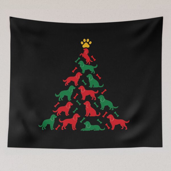 Item preview, Funny American Water Spaniel Dog Christmas Tree Paw Xmas Mom Dad designed and sold by FurryHavenPH.