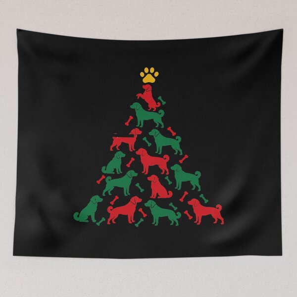 Item preview, Funny Appenzeller Sennenhund Dog Christmas Tree Paw Xmas Mom Dad designed and sold by FurryHavenPH.