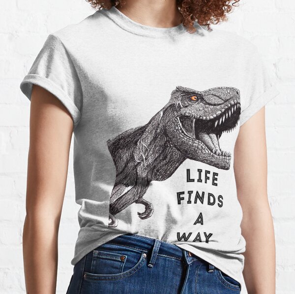 Tyrannosaurus Rex: Life Finds A Way Classic T-Shirt