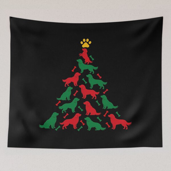 Item preview, Funny Australian Retriever Dog Christmas Tree Paw Xmas Mom Dad designed and sold by FurryHavenPH.