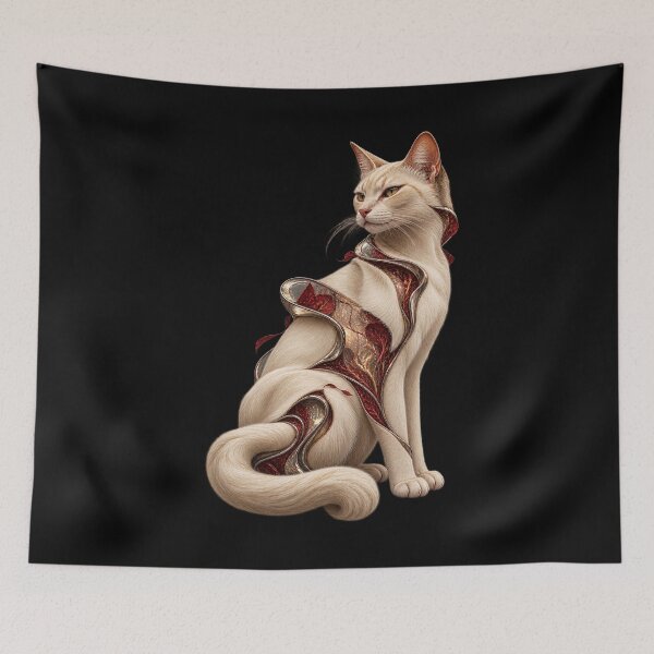 Item preview, Synthetic Grace – Ivory Feline Metamorphosis designed and sold by Anyshca.