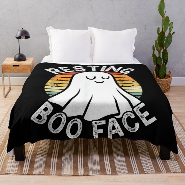 Item preview, Resting Boo Face Ghost Sarcastic Halloween Pumpkin Spooky Season designed and sold by NAAYAX.