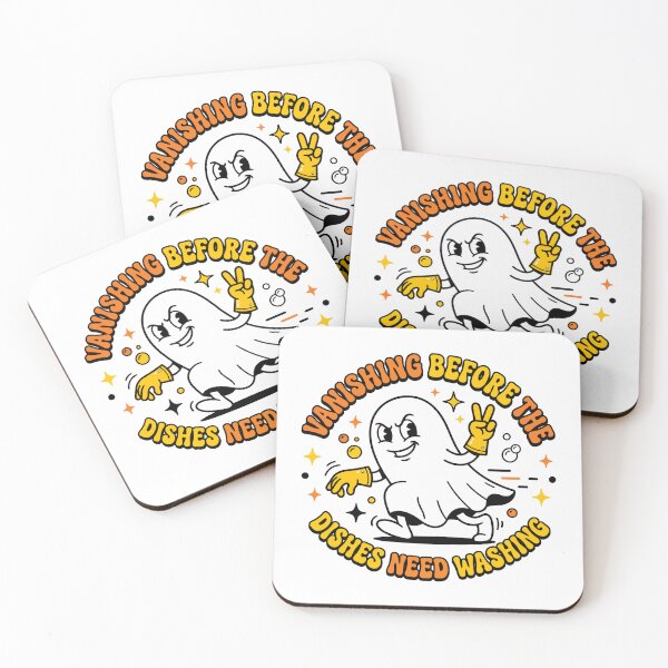 Item preview, Vanishing Before The Dishes Need Washing - Thanksgiving Ghost Humor designed and sold by ViralVectra.