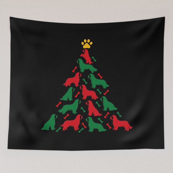 Item preview, Funny Bearded Collie Dog Christmas Tree Paw Xmas Mom Dad designed and sold by FurryHavenPH.