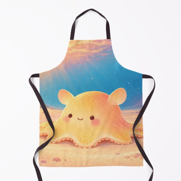Item preview, Flapjack Octopus Smiling on a Sunlit Sandy Seafloor designed and sold by AshiraCreations.
