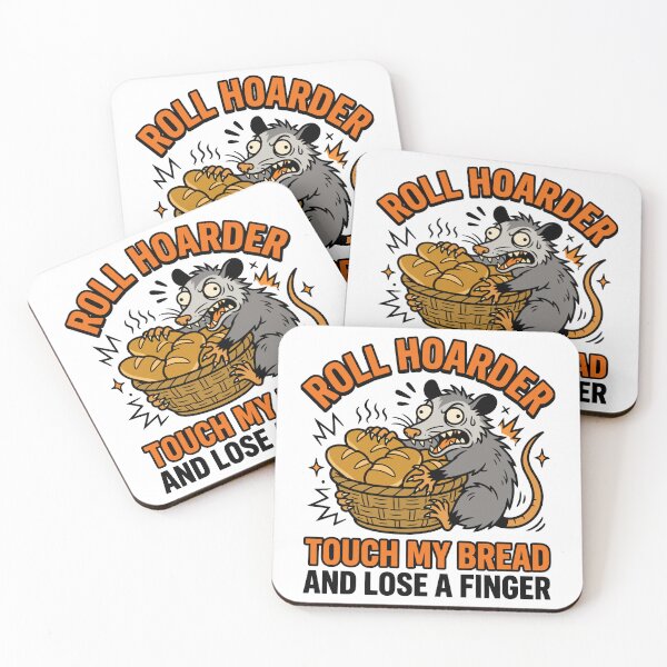 Item preview, Roll Hoarder Thanksgiving Bread Obsessed Opossum designed and sold by ViralVectra.