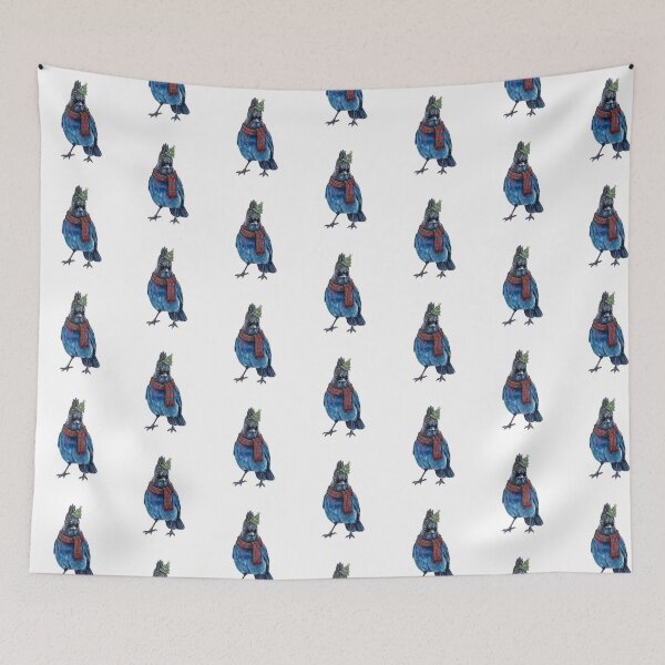 Item preview, Christmas Tree Hat Steller's Jay designed and sold by Tiffany Roy.
