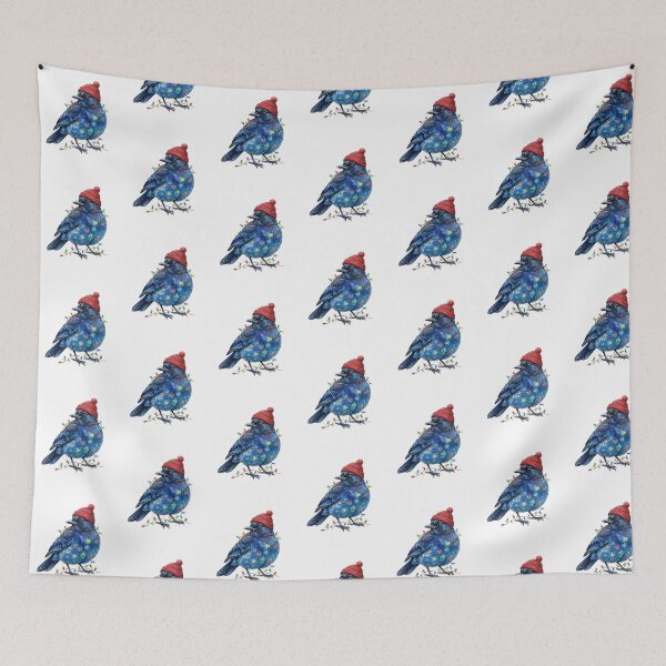 Item preview, Beanie Lights Steller's Jay designed and sold by Tiffany Roy.