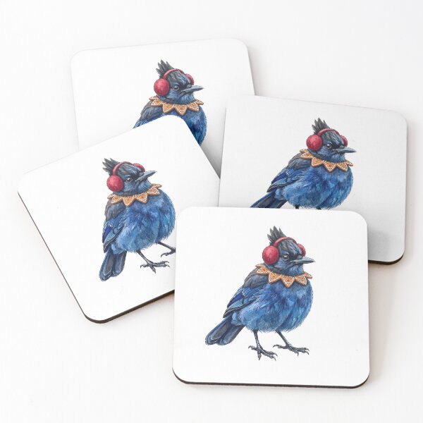 Item preview, Elf Earmuffs Steller's Jay designed and sold by Tiffany Roy.