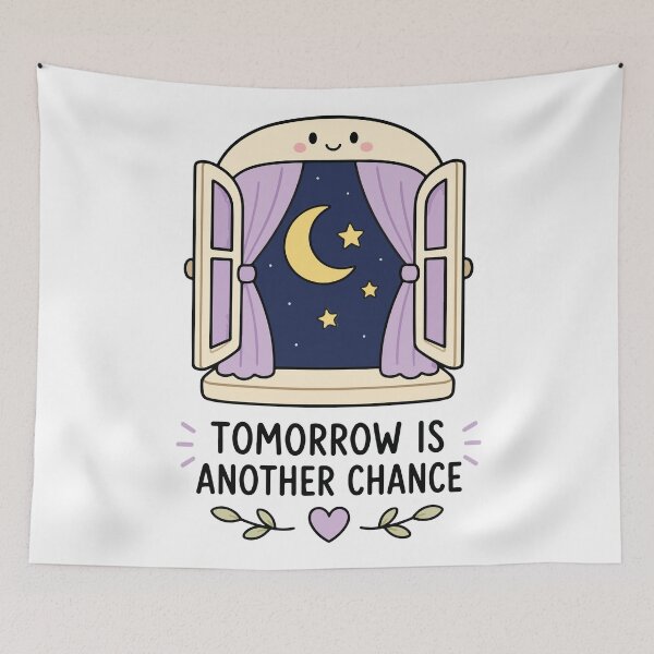 Item preview, Tomorrow Is Another Chance to Begin Again designed and sold by CleanDecor.