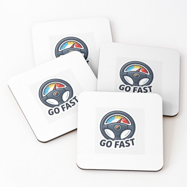 Item preview, Go Fast Steering Wheel Speedometer Racing Sticker designed and sold by Kushwaha18.
