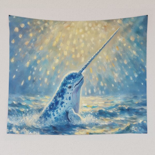 Item preview, Narwhal Making a Splash | Sea Unicorn designed and sold by ksgraphics222.