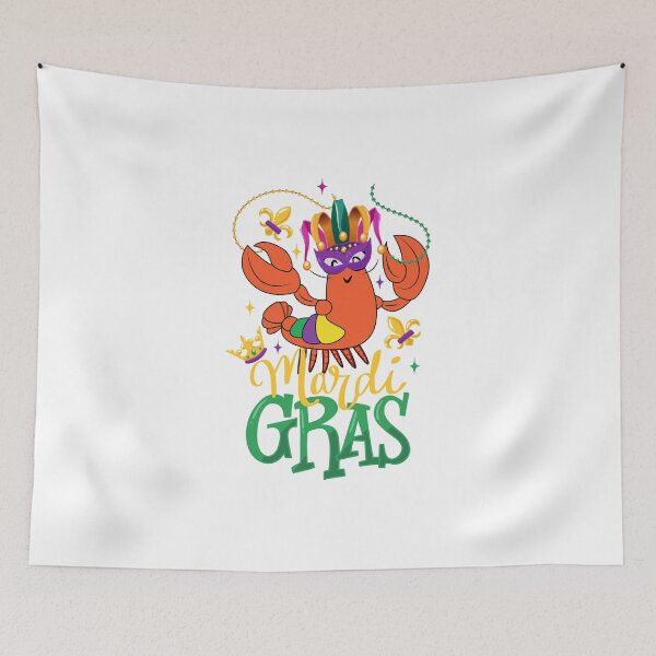 Item preview, Mardi Gras Lobster with Festival Mask designed and sold by View breakers.