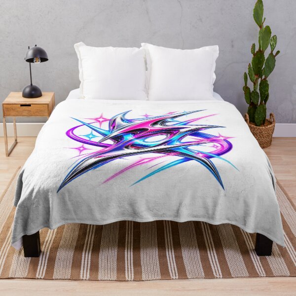 Item preview, Neon Chrome Star – Futuristic Graffiti Design designed and sold by BAAKSHOP.
