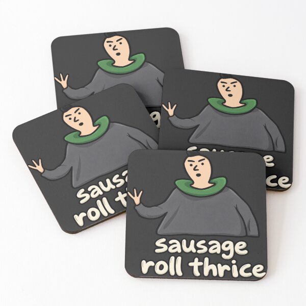 Item preview, Sausage Roll Thrice Cartoon Man Green Collar Funny designed and sold by salmaousiri.