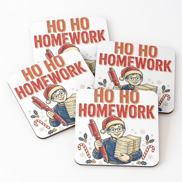 Item preview, Ho Ho Homework — Funny Christmas Teacher Shirt — Gift for Teacher designed and sold by theStaffRoomHQ.
