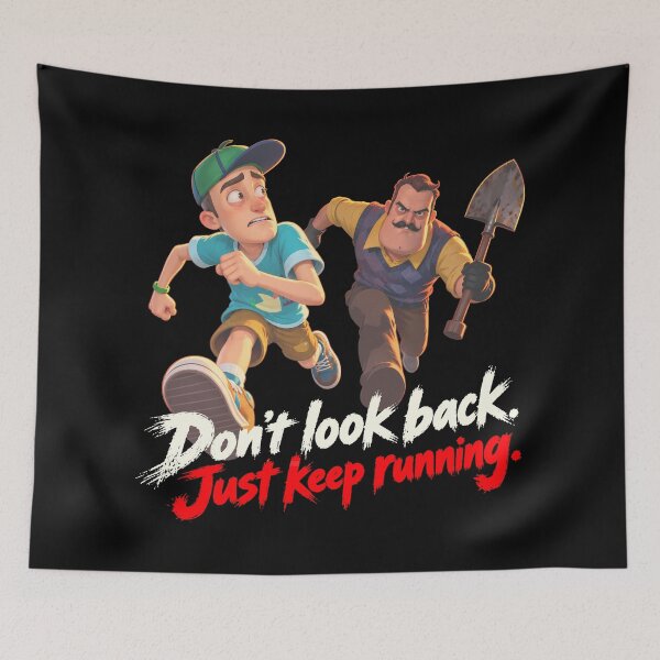 Item preview, Hello Neighbor Nicky Roth – Just Keep Running designed and sold by karamram.