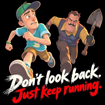 Artwork thumbnail, Hello Neighbor Nicky Roth – Just Keep Running by karamram