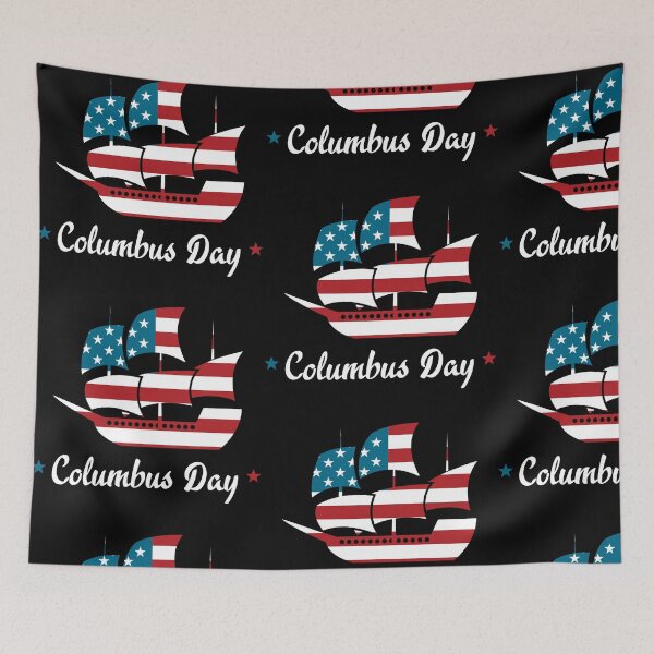 Item preview, Columbus Day USA America holiday gift idea designed and sold by Mark Sukra.