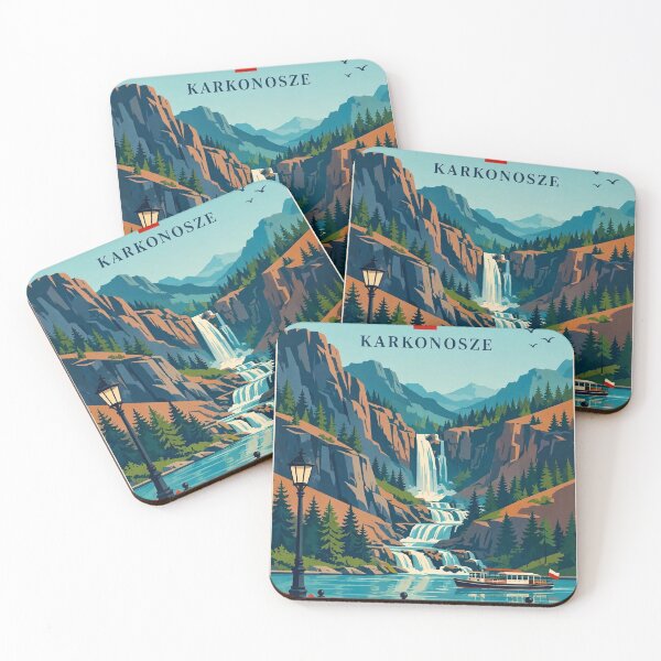 Item preview, Poland — Karkonosze Mountains — Where Forests Meet Waterfalls designed and sold by DibujandoPorfa.