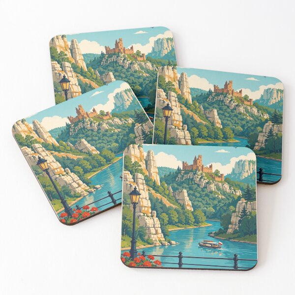 Item preview, Poland — Ojców National Park — Limestone Cliffs and Hidden Castles designed and sold by DibujandoPorfa.
