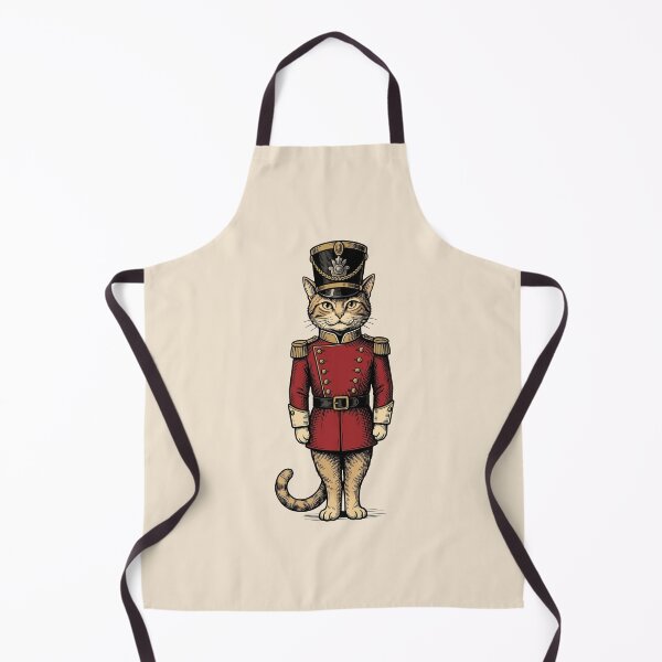 Item preview, Nutcracker Engraving Cat Soldier designed and sold by Rariks.