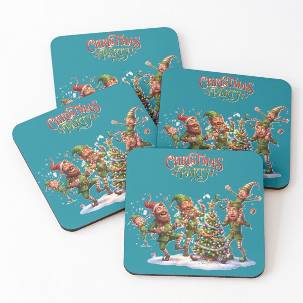 Item preview, The Christmas elves' party designed and sold by TheSmilesStudio.