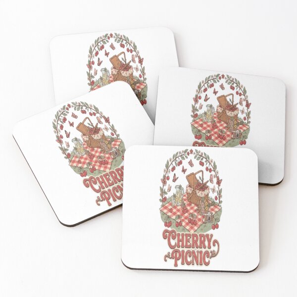 Item preview, Cherry Picnic Vintage Cottagecore Summer Picnic Illustration designed and sold by EssentialsWear.