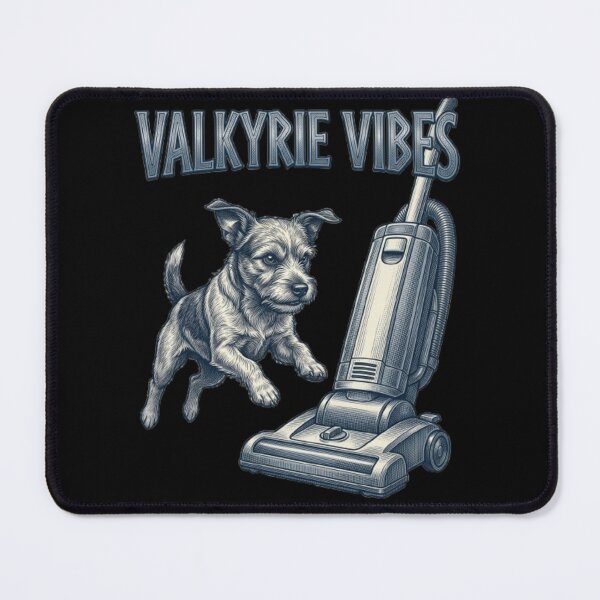 Item preview, Valkyrie Vibes Funny Dog vs Vacuum Mythology Dog Funny Dog Owner Gift designed and sold by FurRealStudioCo.