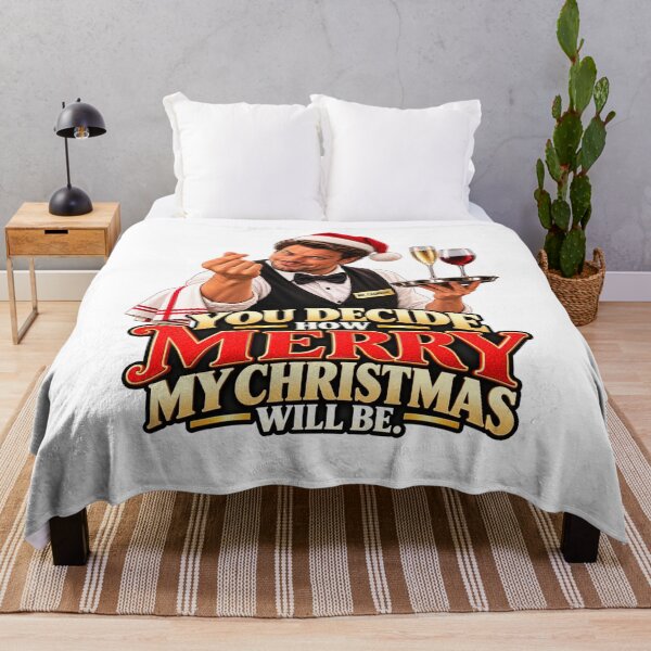 Item preview, Funny Christmas Waiter – You Decide How Merry My Christmas Will Be designed and sold by EwelinaBa.