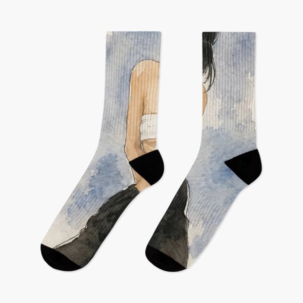 Item preview, Midnight Grunge – Cozy Tomboy Aesthetic Watercolor Art designed and sold by Alemway.