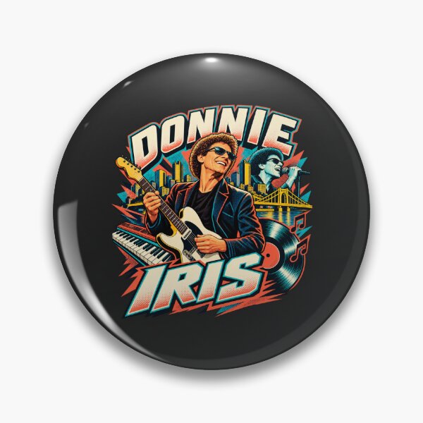 Item preview, Donnie Iris Orange Teal City Bridge Guitar Keyboard Vinyl designed and sold by Cuiroblinda.