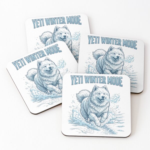 Item preview, Yeti Winter Mode Funny Samoyed Snow Mythology Dog Funny Dog Owner Gift designed and sold by FurRealStudioCo.
