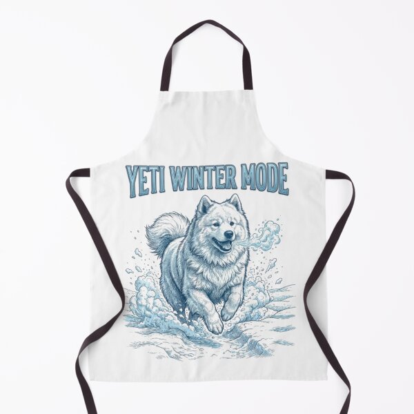 Item preview, Yeti Winter Mode Funny Samoyed Snow Mythology Dog Funny Dog Owner Gift designed and sold by FurRealStudioCo.
