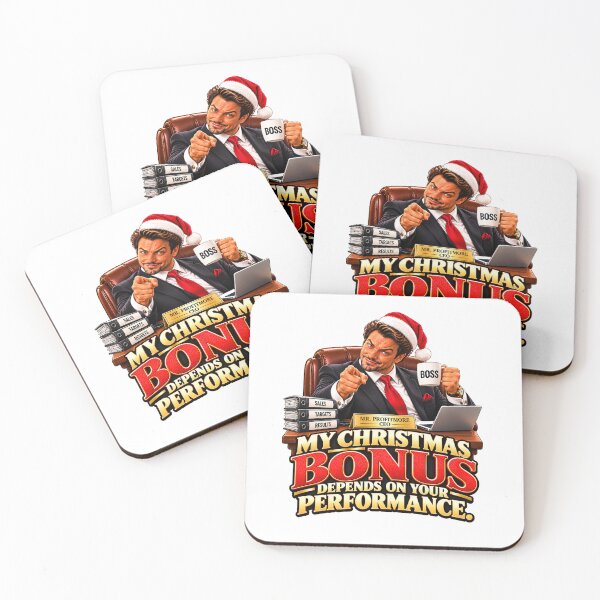 Item preview, Funny Christmas Boss – My Bonus Depends on Your Performance designed and sold by EwelinaBa.