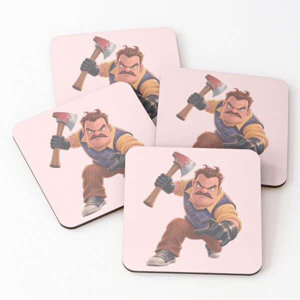 Item preview, Hello Neighbor Angry Theodore Peterson with Axe designed and sold by karamram.