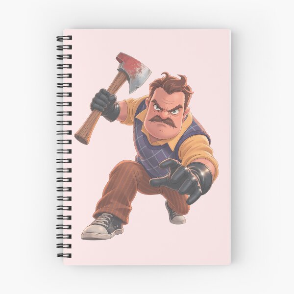 Item preview, Hello Neighbor Angry Theodore Peterson with Axe designed and sold by karamram.