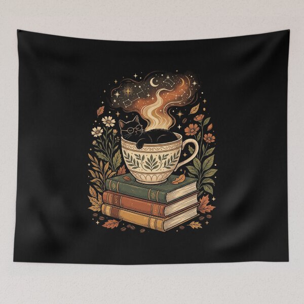 Item preview, Magical Cat Coffee Cup Constellation designed and sold by DariaOltes.