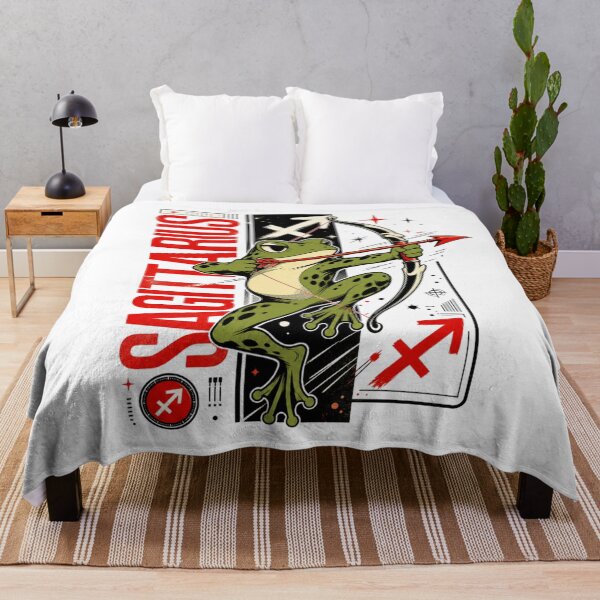 Item preview, Sagittarius Zodiac Sign Anime Frog Art | Archer Toad Manga Poster Gift designed and sold by illeN-Art-World.