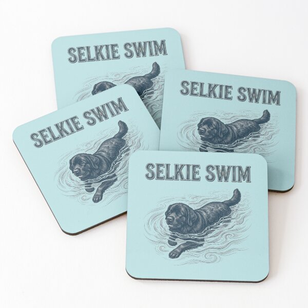 Item preview, Selkie Swim Funny Newfoundland Swimming Mythology Dog Funny Dog Owner Gift designed and sold by FurRealStudioCo.
