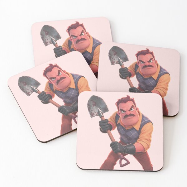 Item preview, Hello Neighbor Angry Theodore Peterson with Shovel designed and sold by karamram.