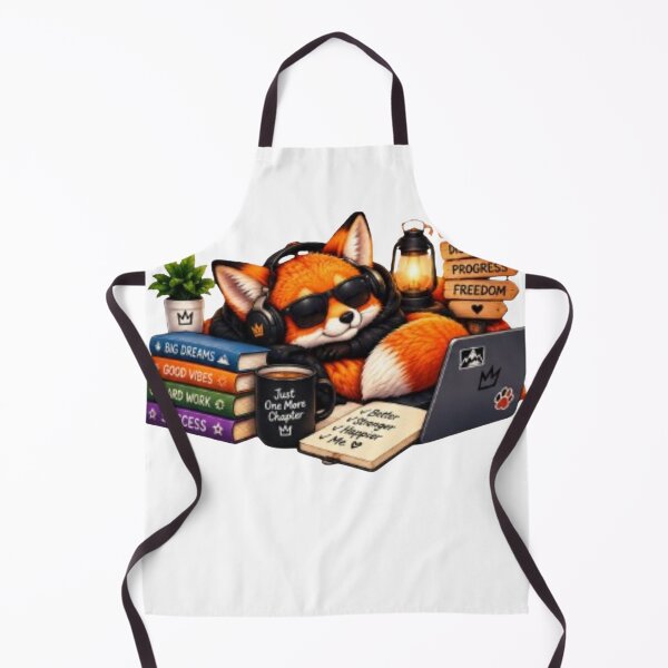 Item preview, Cute Fox Motivation – Focus Discipline Progress Freedom designed and sold by KRUSHNAUIKEY.