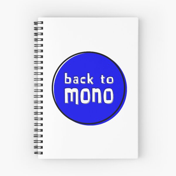 Item preview, Back To Mono Retro Blue designed and sold by Normbot2000.
