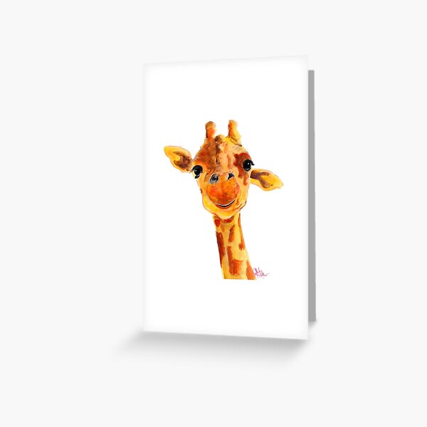 Artikel-Vorschau von GiRaFFe Zoo TIERDRUCKE „ToMMY“ GiRaFFe-GESCHENKE VON SHIRLEY MACARTHUR, designt und verkauft von Shirley MacArthur Limited.