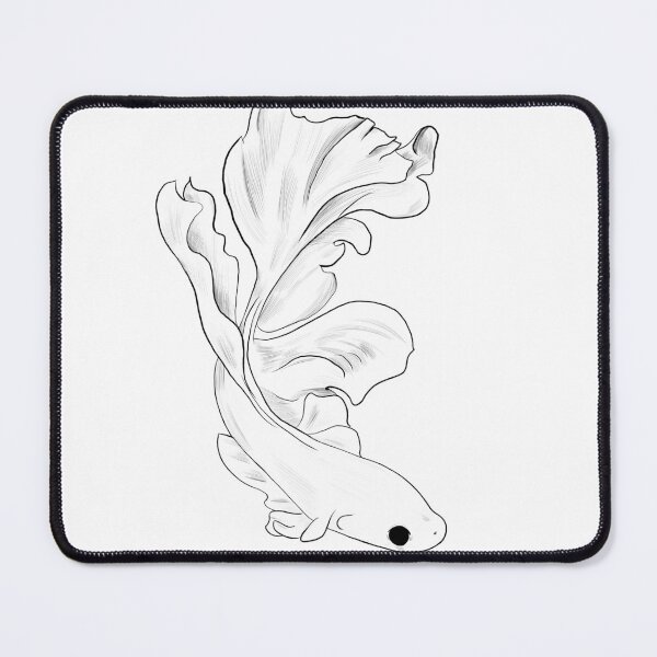 Item preview, fish line art designed and sold by kammilla.