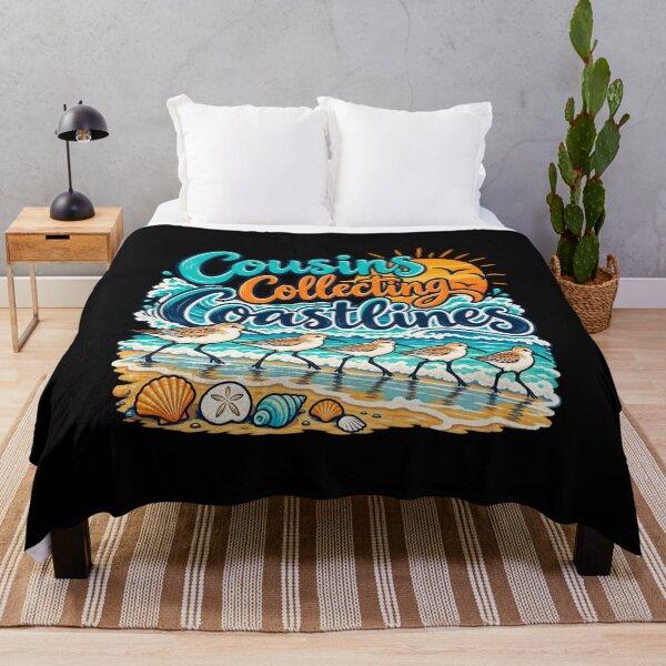 Item preview, Cousins Collecting Coastlines designed and sold by Good Mood Foundry.